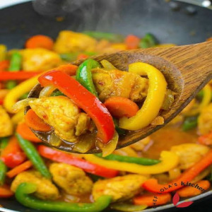 chicken-vegetable-with-garlic-sauce